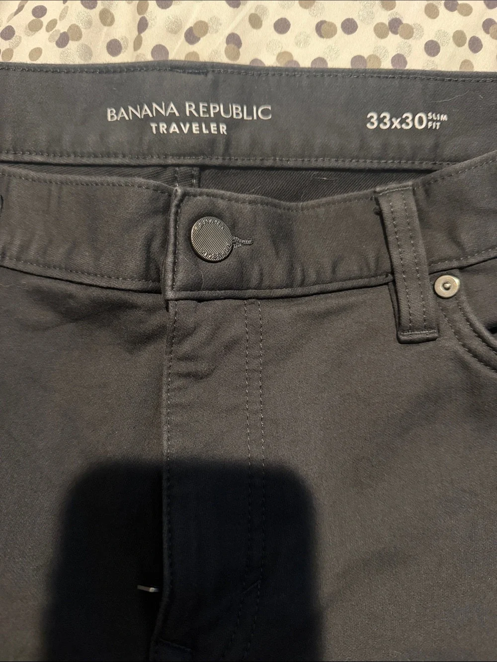 Banana Republic Slim Fit Traveler Jeans in Black